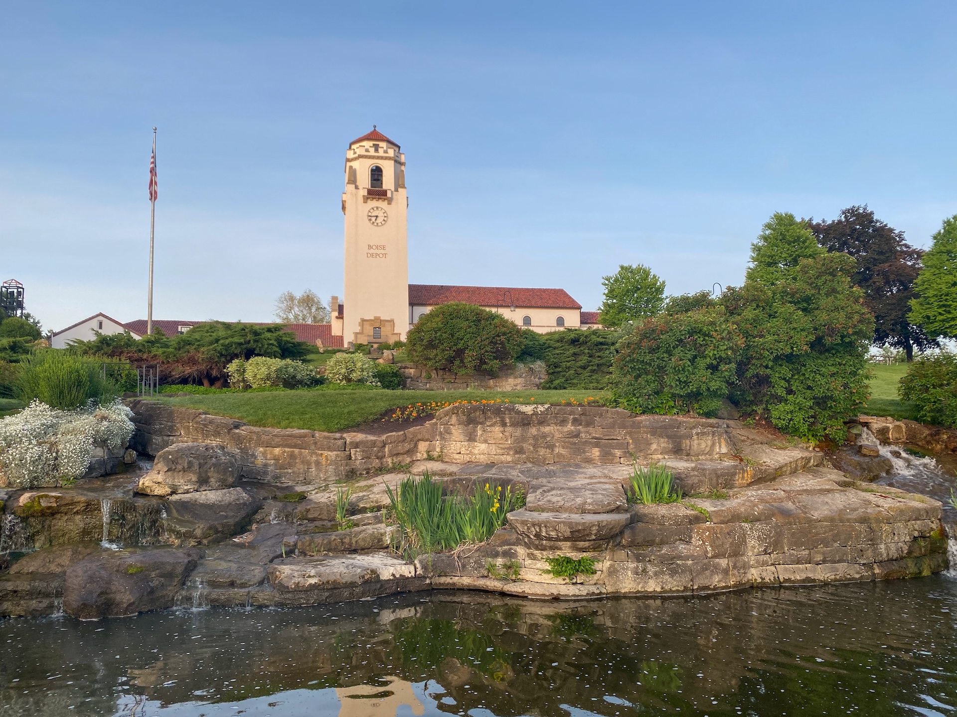 picture of the Boise train Depot