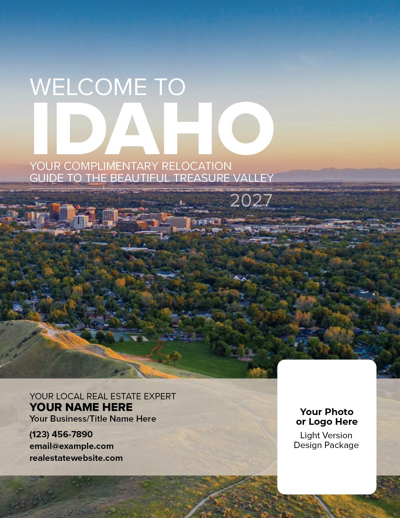 picture of the Idaho Relocation Guide featuring Boise and the Treasure Valley